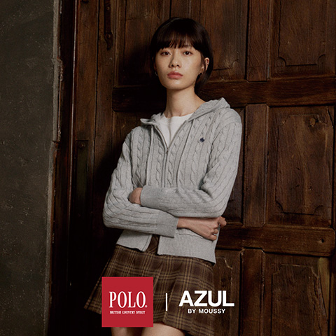 AZUL BY MOUSSYが「POLO BCS (ポロ ビーシーエス)」とのコラボを8月15日(金)に店舗発売開始‼