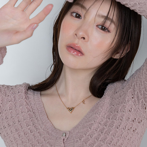 【Heart Collection】ハートビジューネックレス