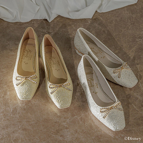 『美女と野獣』コレクション ドレスアップフラットパンプス(品番:AP37173)