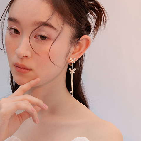 【Butterfly Collection】バタフライイヤリング（品番：FA37397）