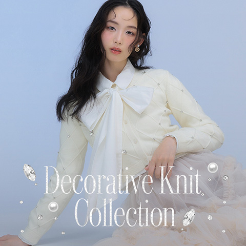 【RANDA（ランダ）】やわらかなニットに、きらめきや繊細な装飾をひとさじ “Decorative Knit Collection”登場